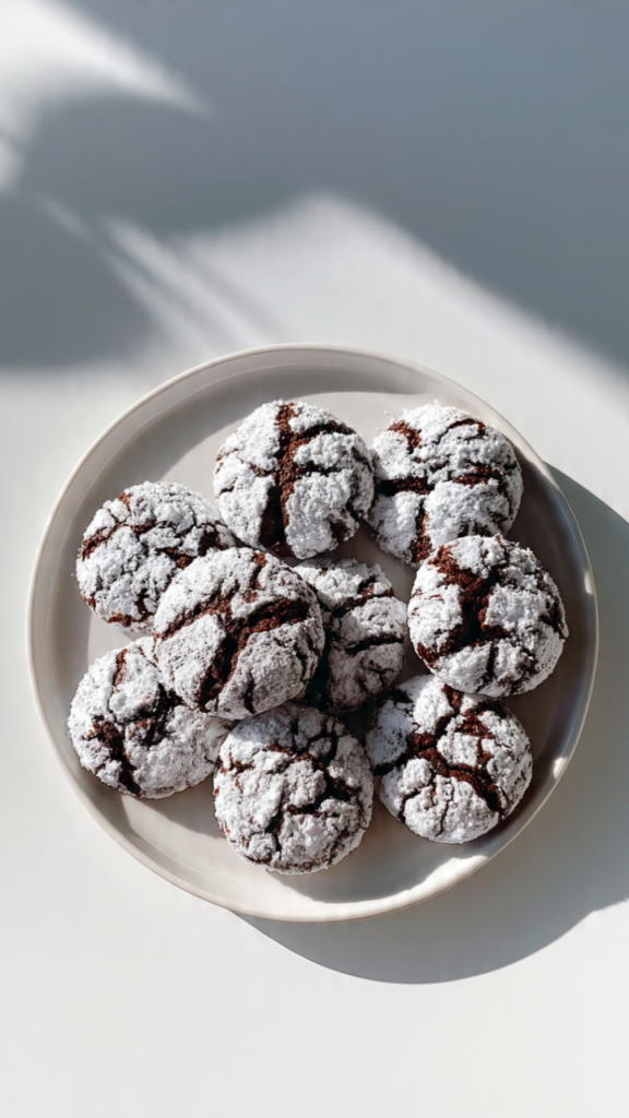 Chocolate Crinkle Cookies