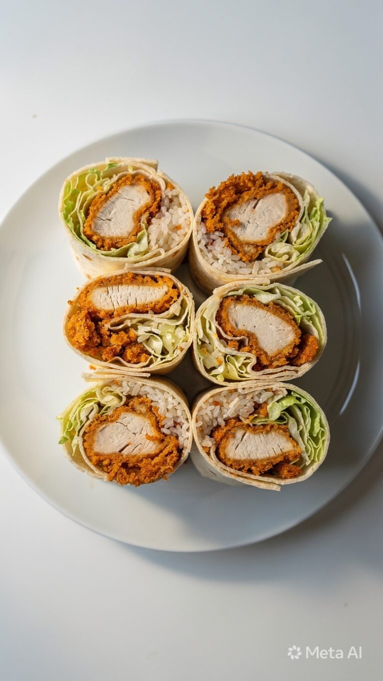 Katsu Chicken Burritos