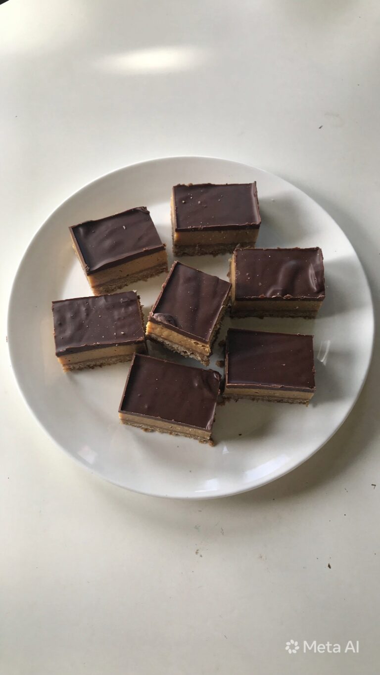 No Bake Almond Butter Twix Bars